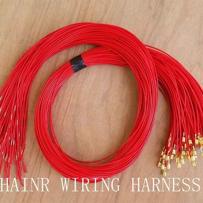 OEM Red Electronic Wiring Harness Aksesoris Peralatan Elektronik CWH07